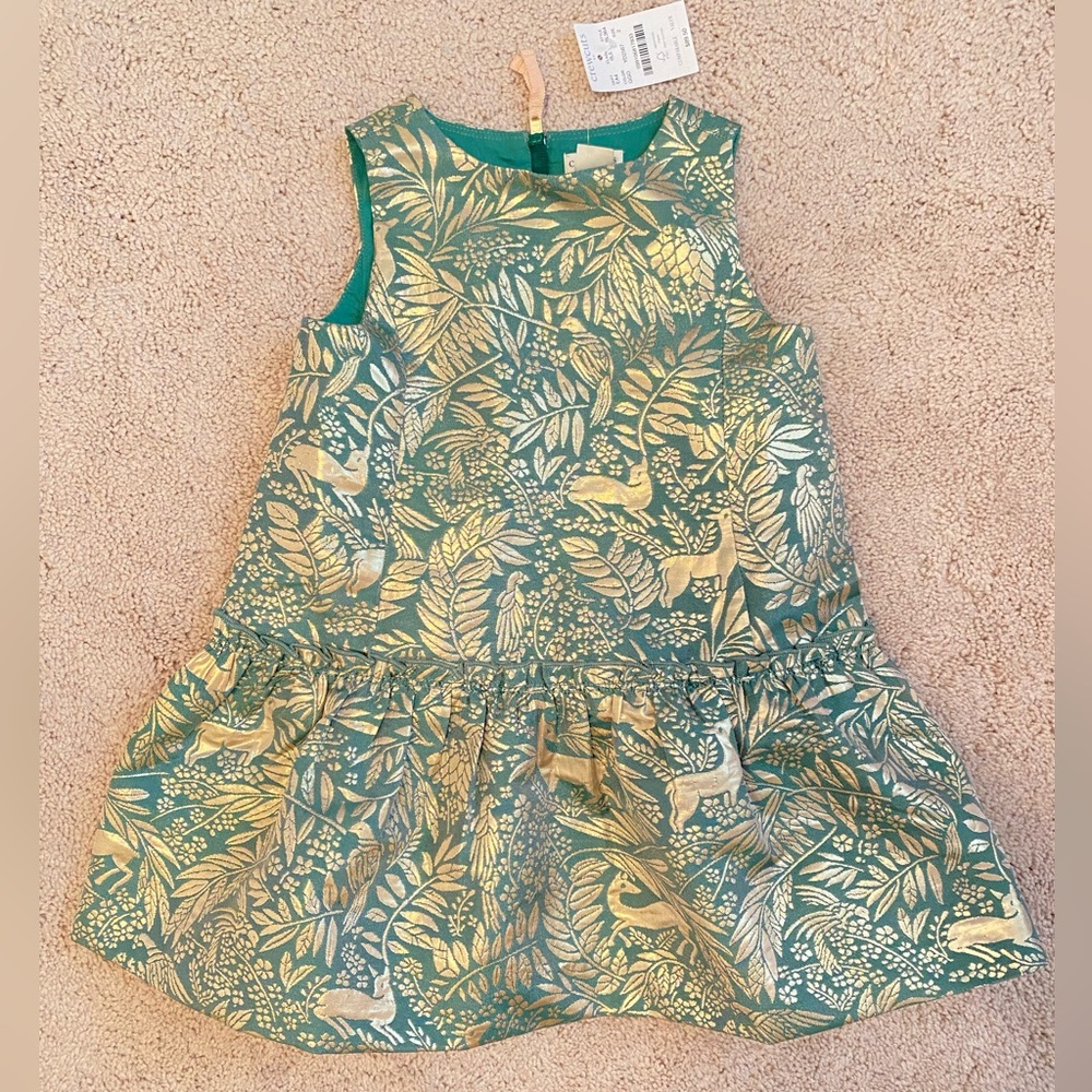 NWT J.Crew Factory Crewcuts Toddler Holiday Dress, 2